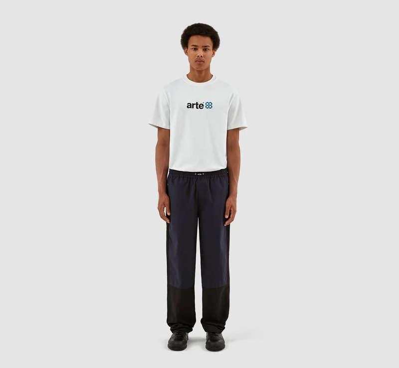Pantalon Jeremy contrasté - Noir/Marine