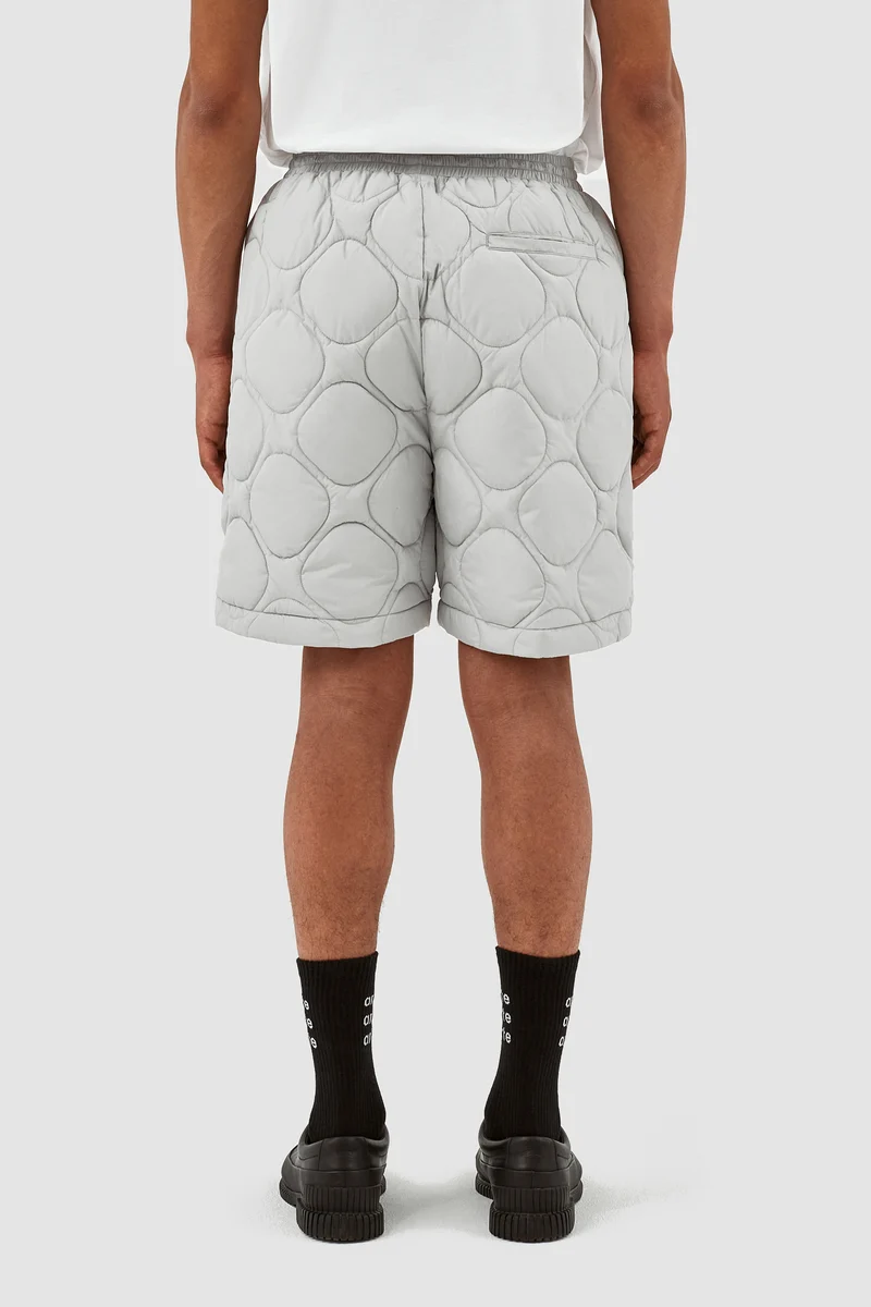 Short matelassé Steiner - Gris clair