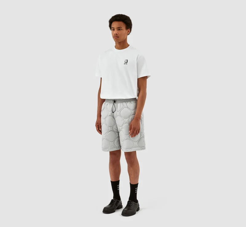 Short matelassé Steiner - Gris clair