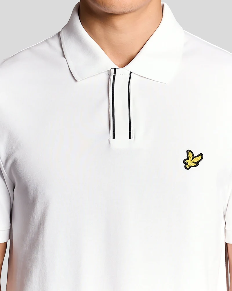 Placket Tipped Polo Shirt