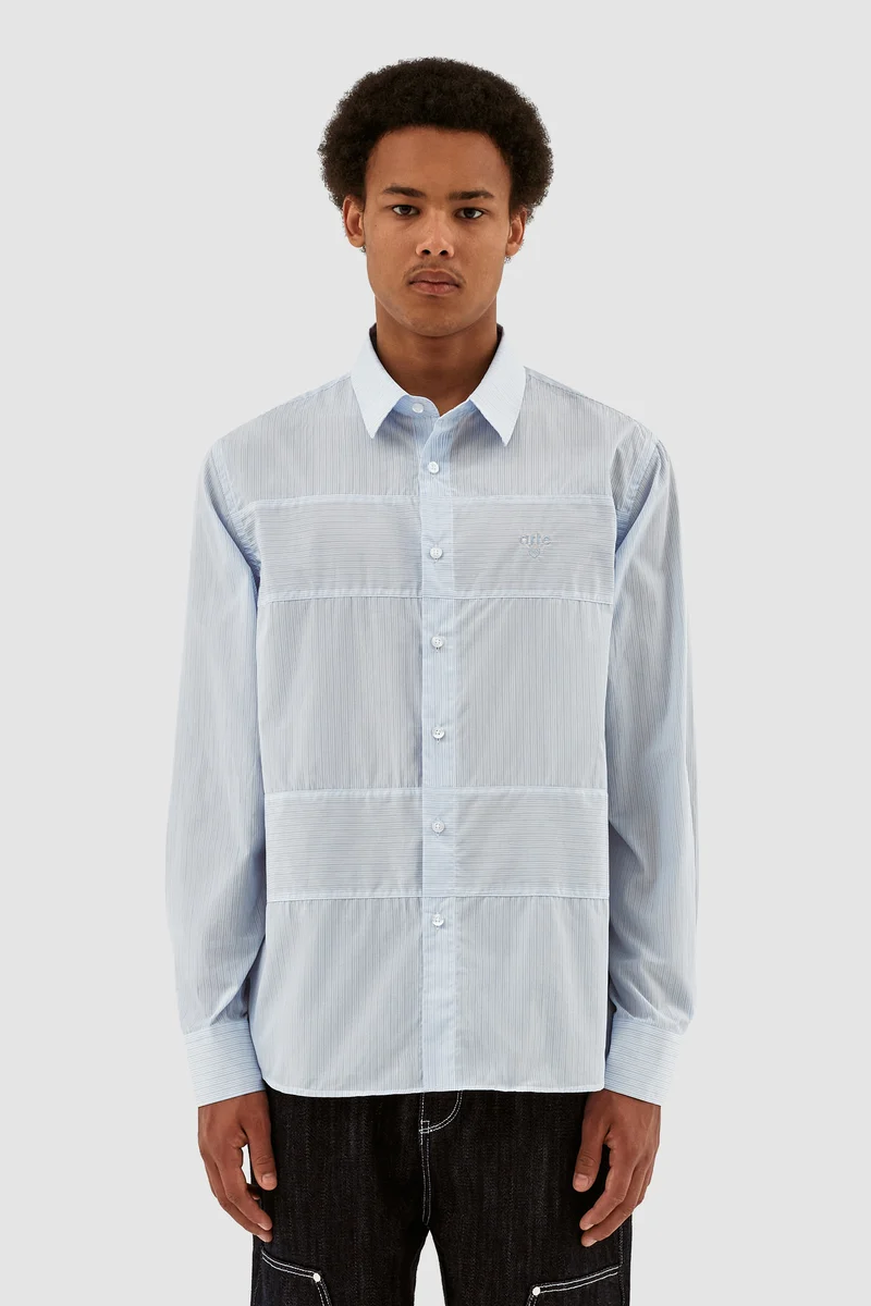 Logo Stockton - Blanc/Bleu clair