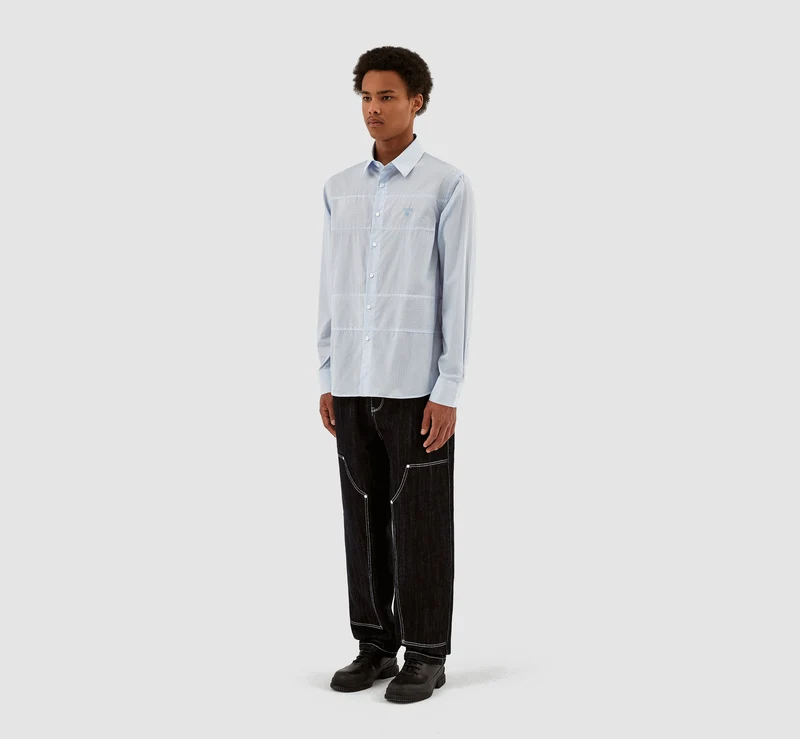 Logo Stockton - Blanc/Bleu clair