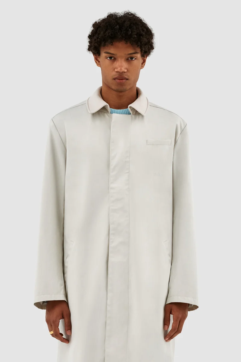 Manteau à col Joe - Crème