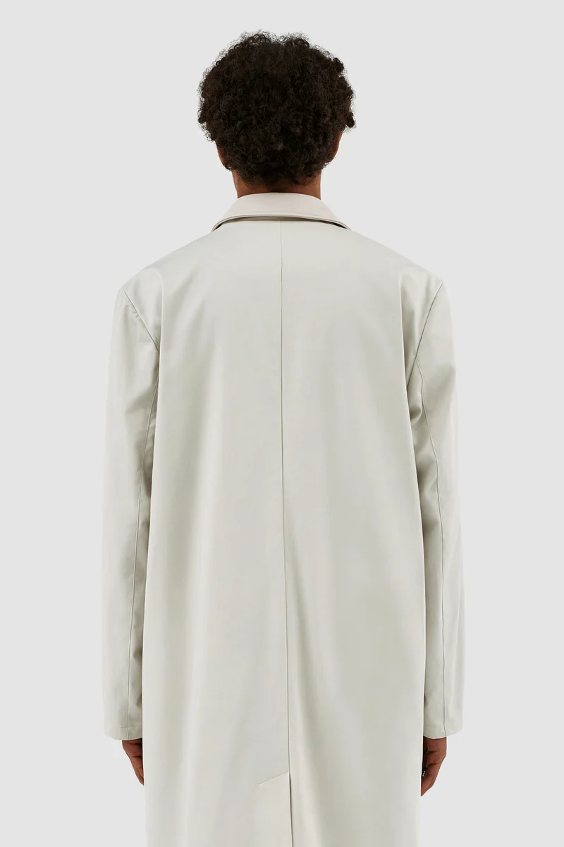 Manteau à col Joe - Crème