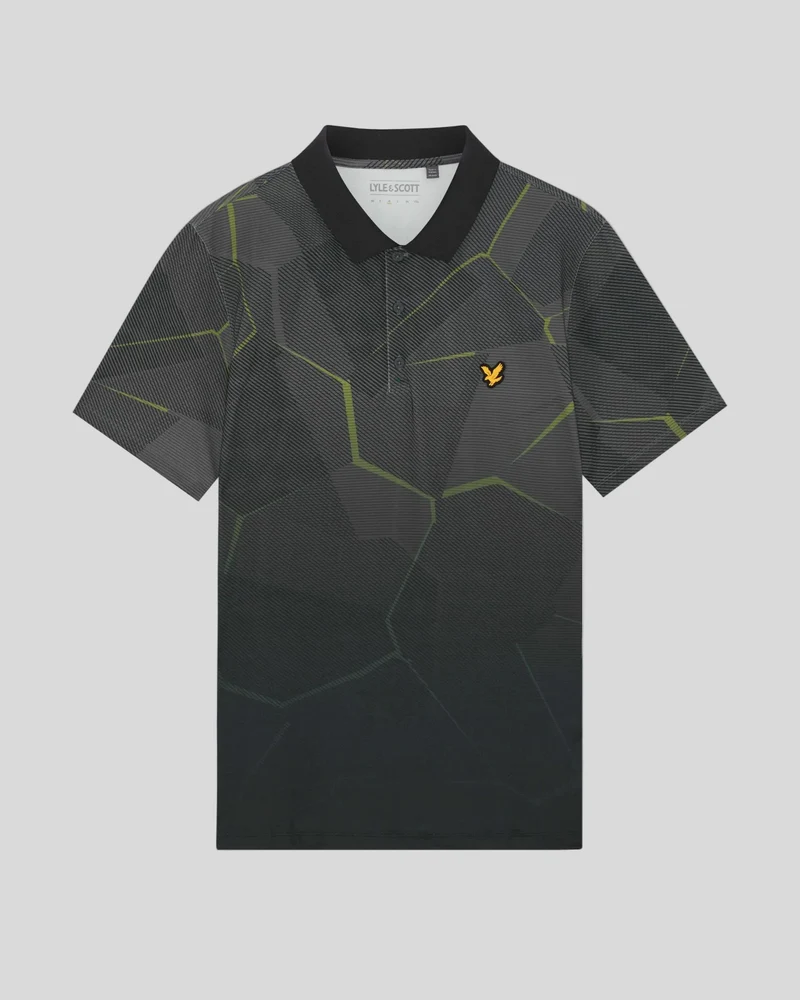 Geometric Graphic Polo Shirt