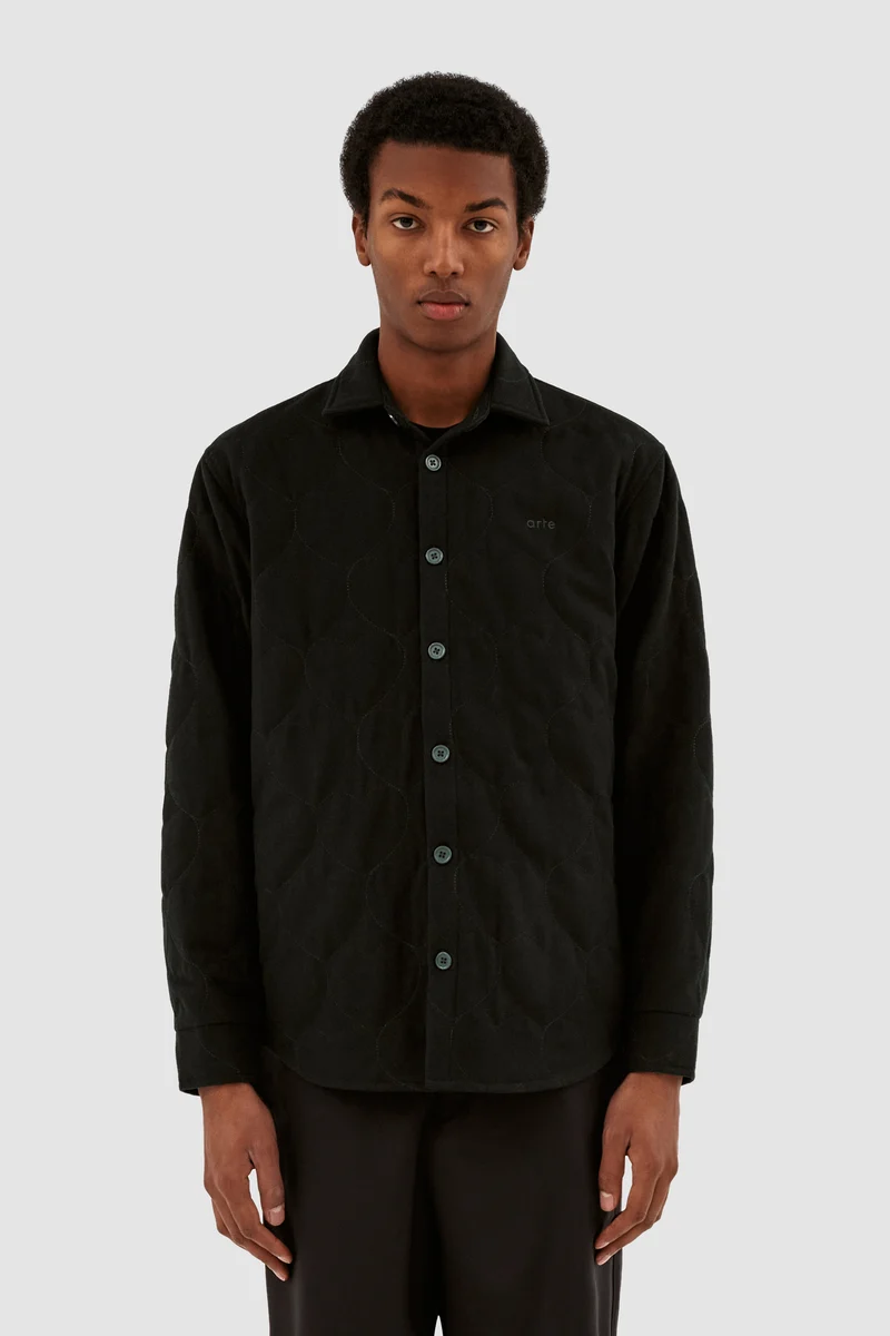 Chemise matelassée Stockton - Vert foncé