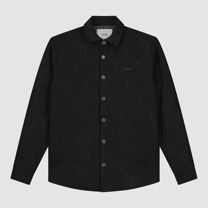 Chemise matelassée Stockton - Noir