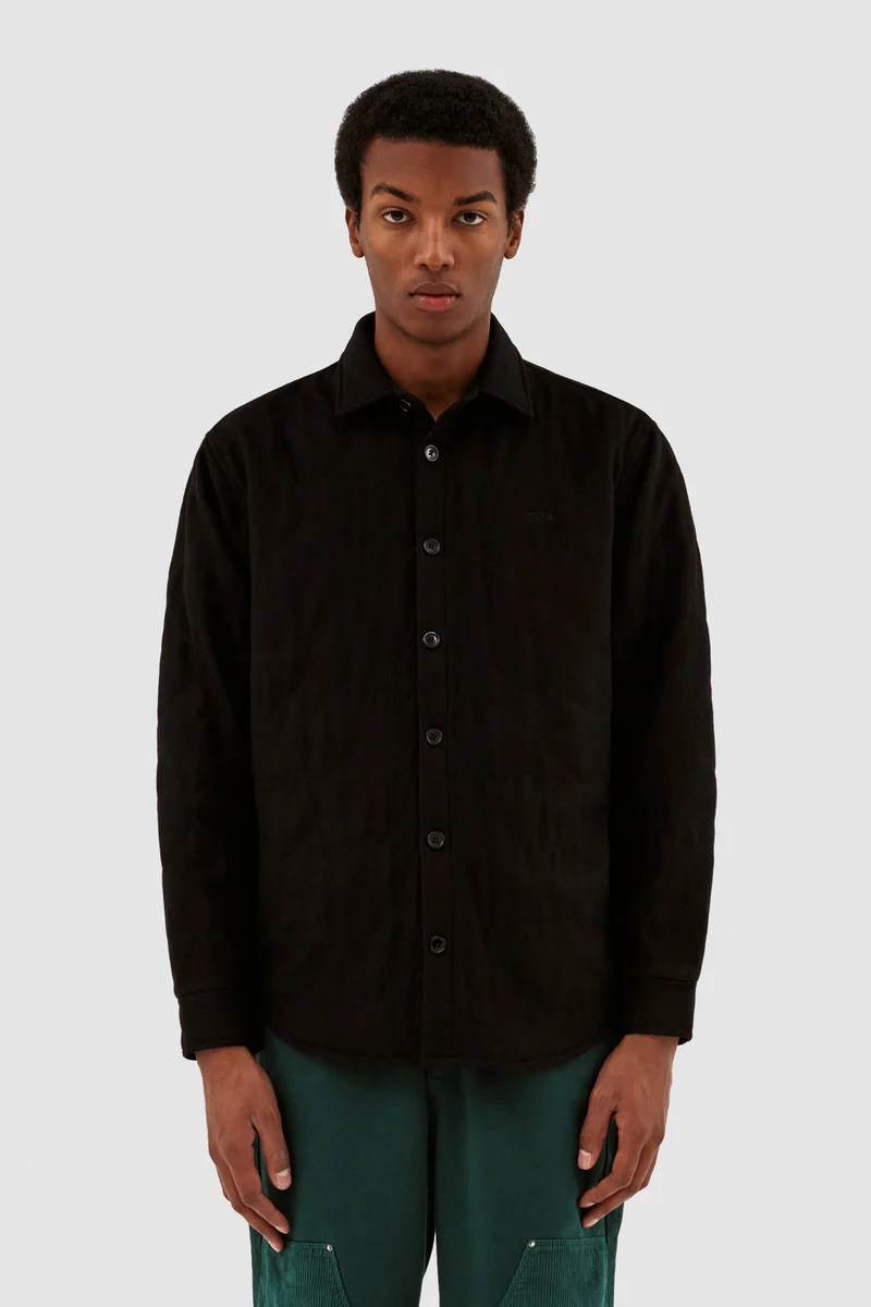 Chemise matelassée Stockton - Noir