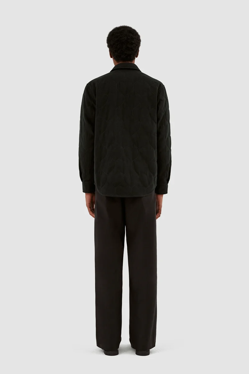 Chemise matelassée Stockton - Noir
