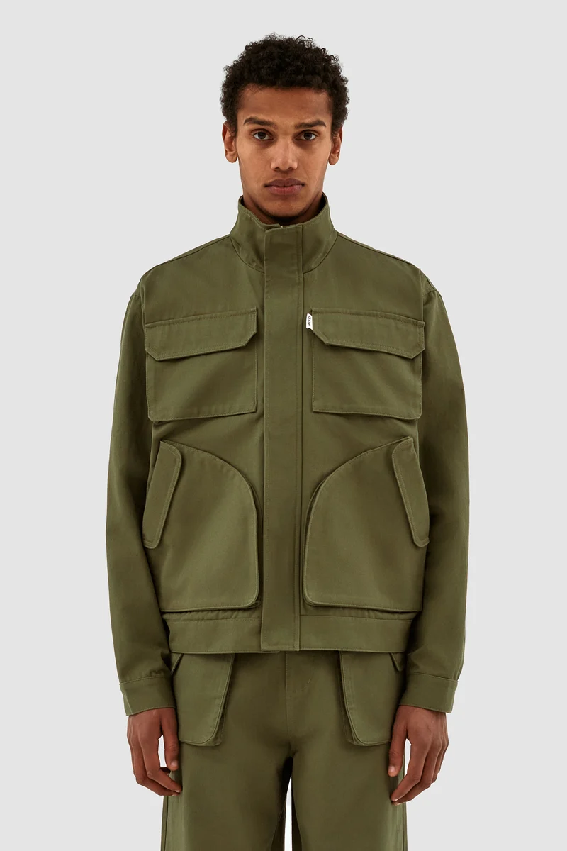 Veste cargo Jaden - Vert clair