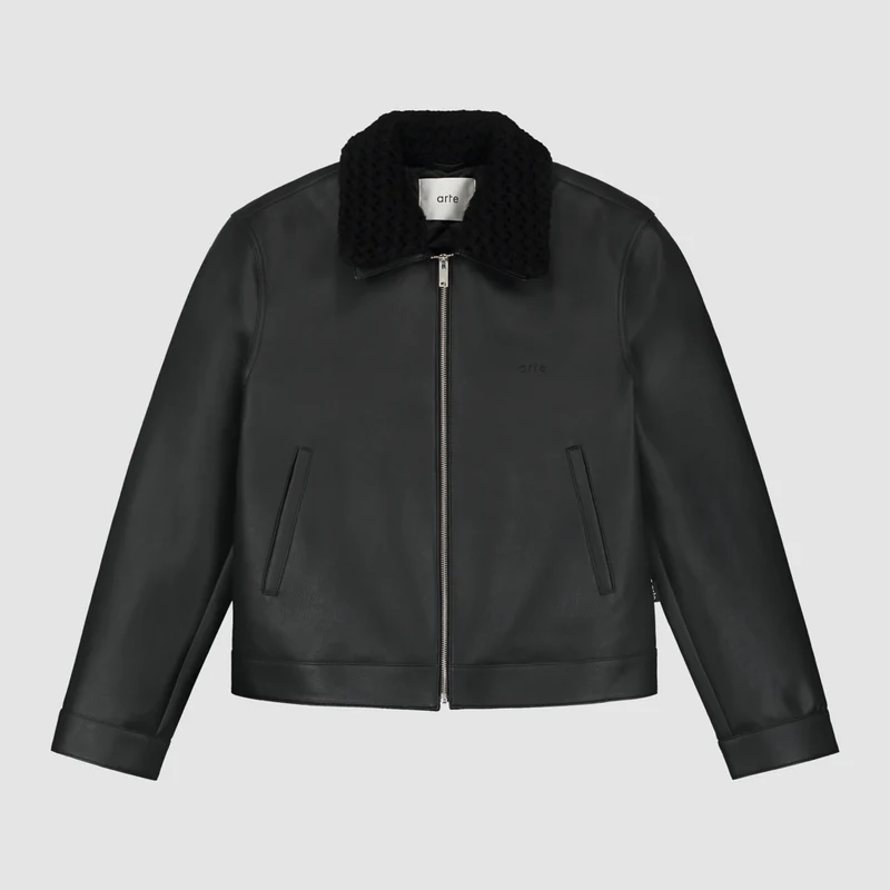 Veste à col Jasper - Noir