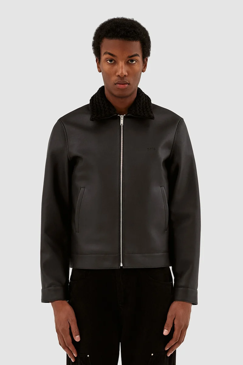 Veste à col Jasper - Noir