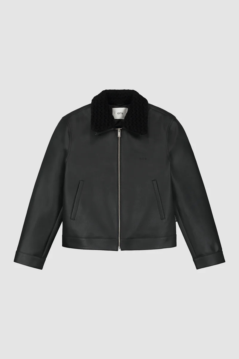 Veste à col Jasper - Noir