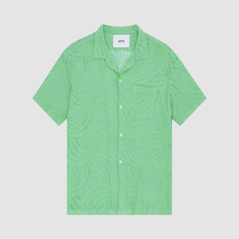 Chemise en crochet Stan - Vert
