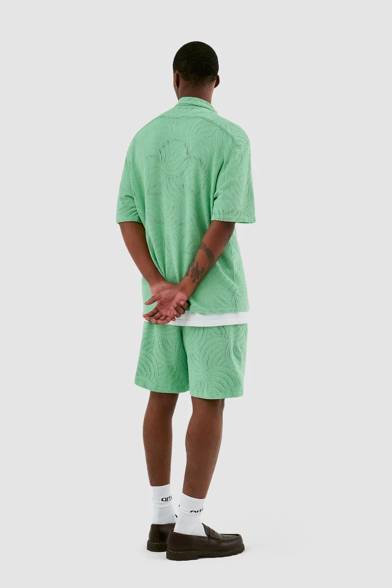 Chemise en crochet Stan - Vert
