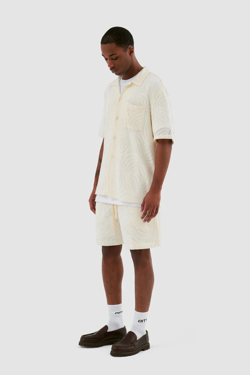 Chemise en crochet Stan - Crème