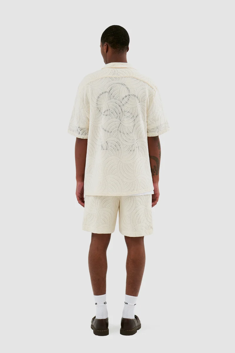 Chemise en crochet Stan - Crème