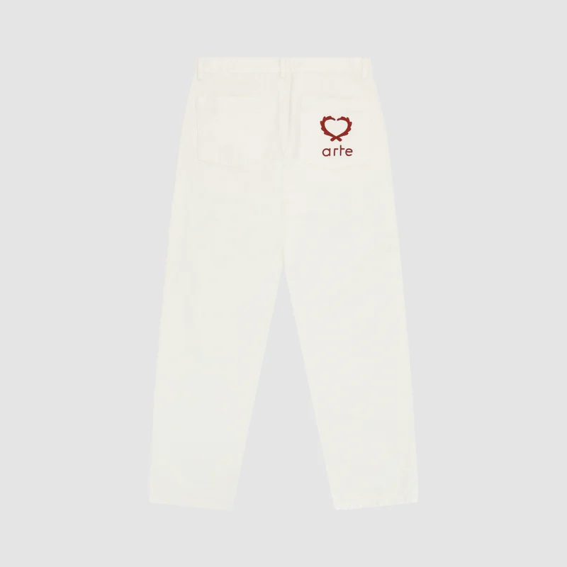 Pantalon Poage Back Heart - Crème