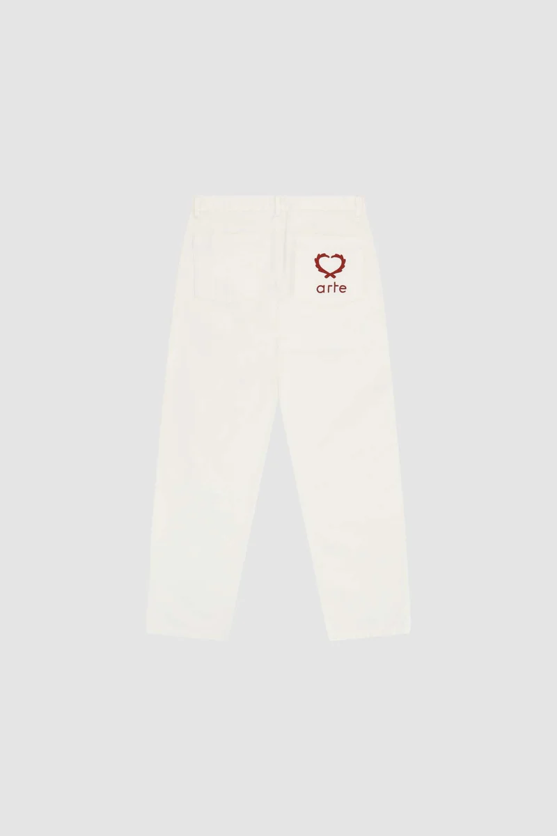 Pantalon Poage Back Heart - Crème
