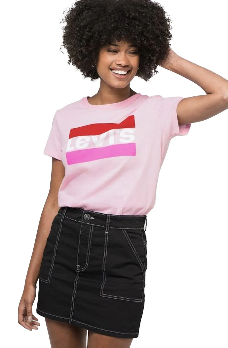17369-0723 THE PERFECT TEE SPTWR LOGO PINK LADY
