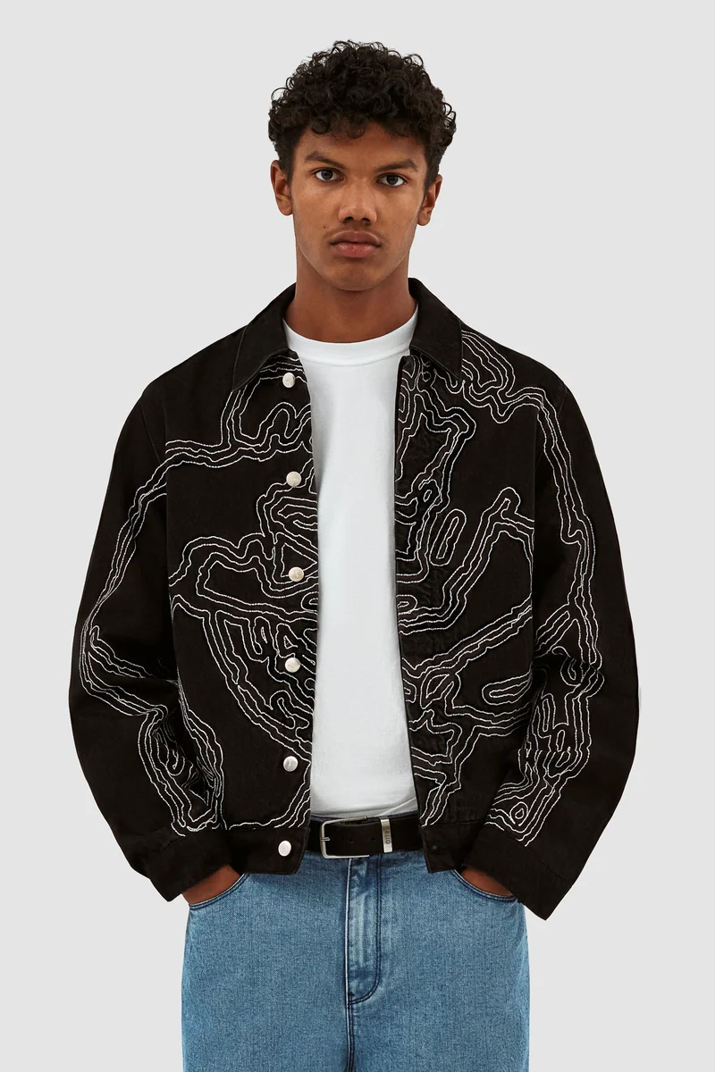 Veste Jones Fighter - Noir