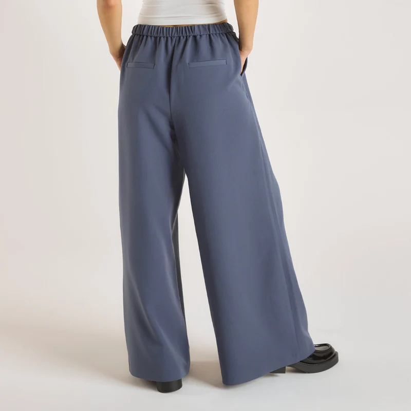 Pantalon Large et Droit - Bleu