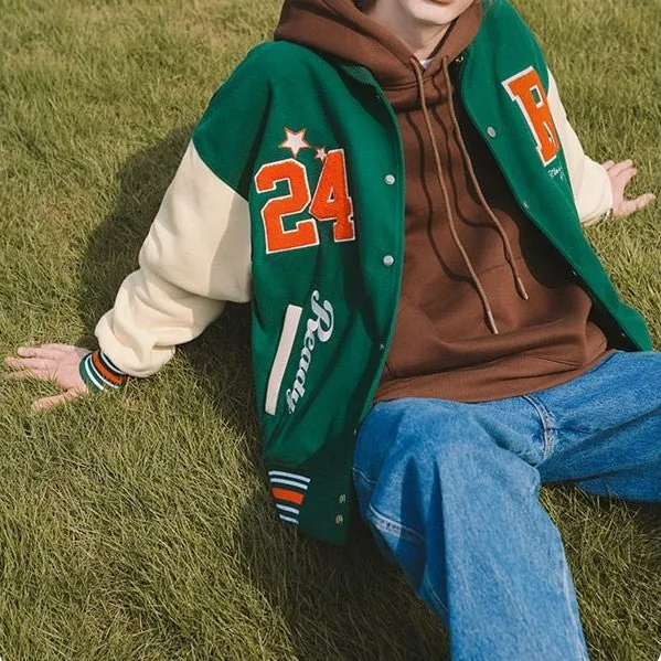 Jacket Varsity Verte