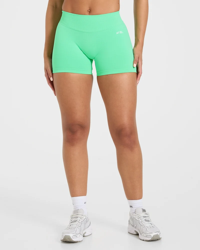 Enhance Seamless Shorts | 3.5" - Mint Vert