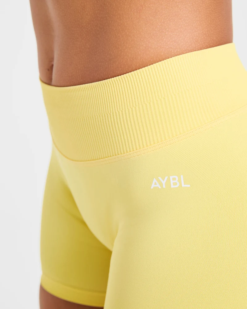 Enhance Seamless Shorts | 3.5" - Bright Jaune