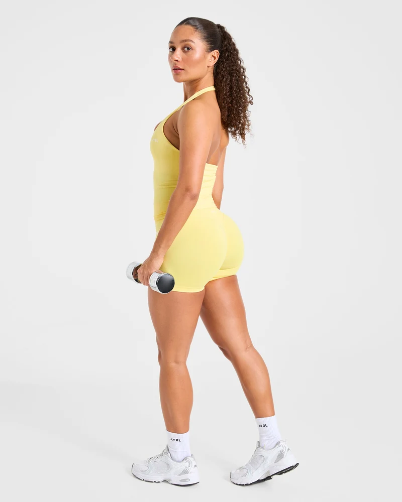 Enhance Seamless Shorts | 3.5" - Bright Jaune
