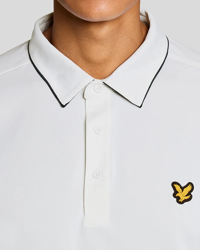 Contrast Collar Polo Shirt