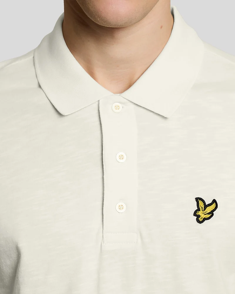 Fine Cotton Slub Polo Shirt