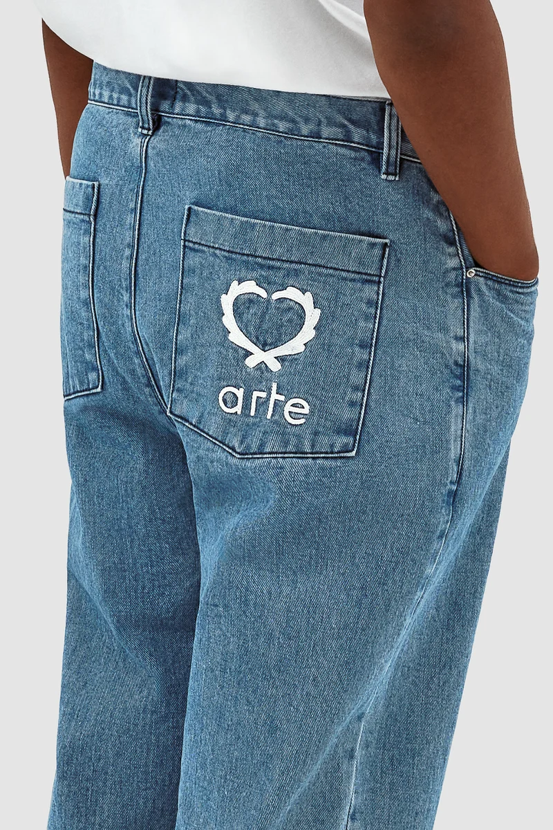 Pantalon Poage Back Heart - Denim