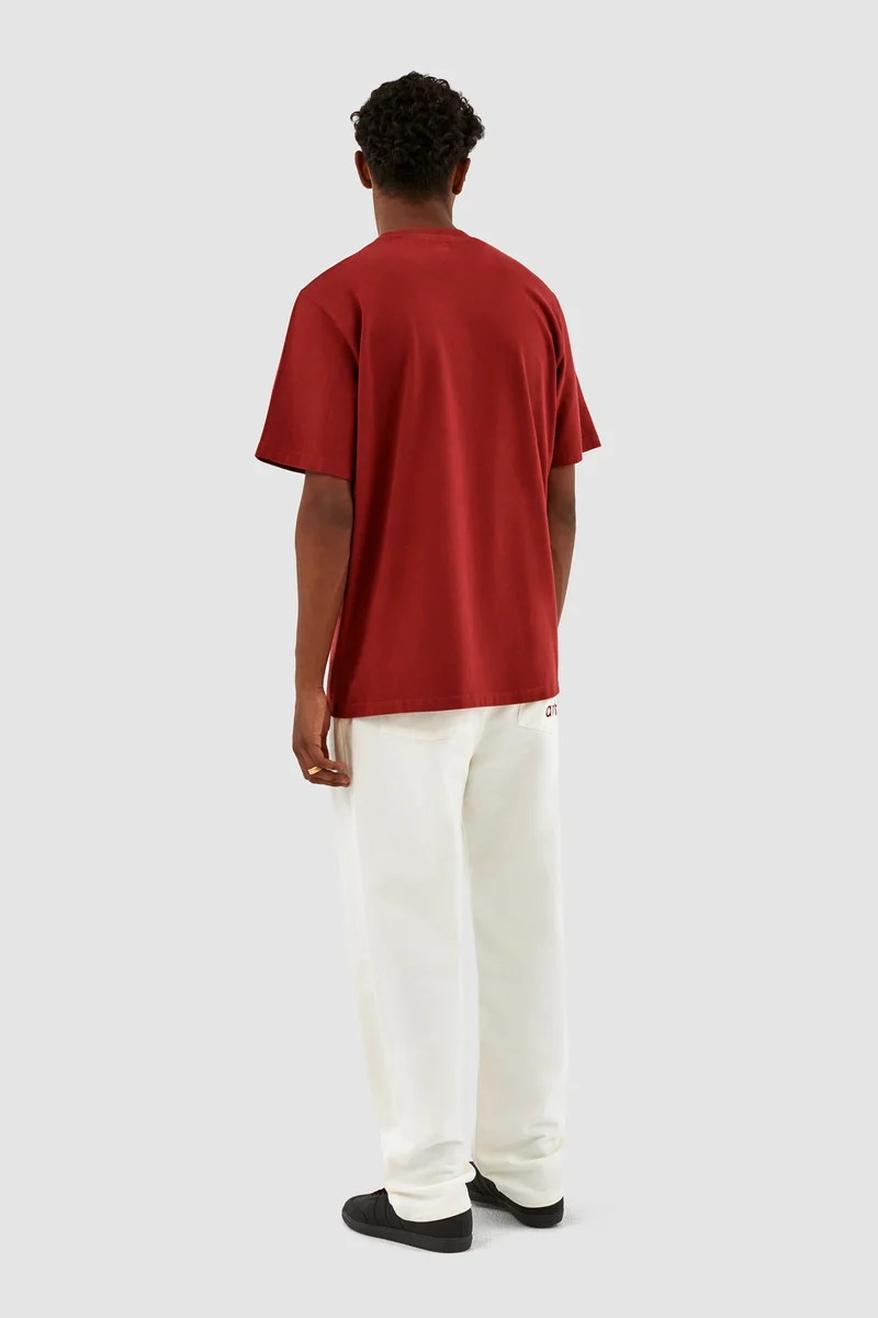 Teo Fighter Front T-shirt - Bordeaux
