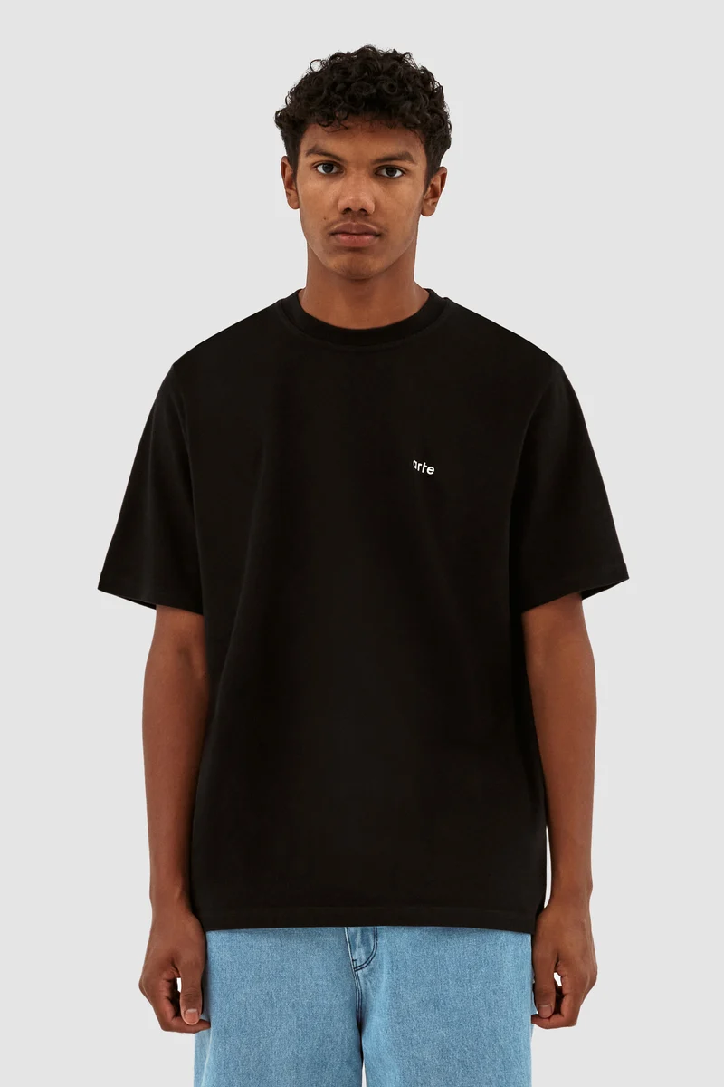 Teo Back T-shirt Multi Runner - Noir