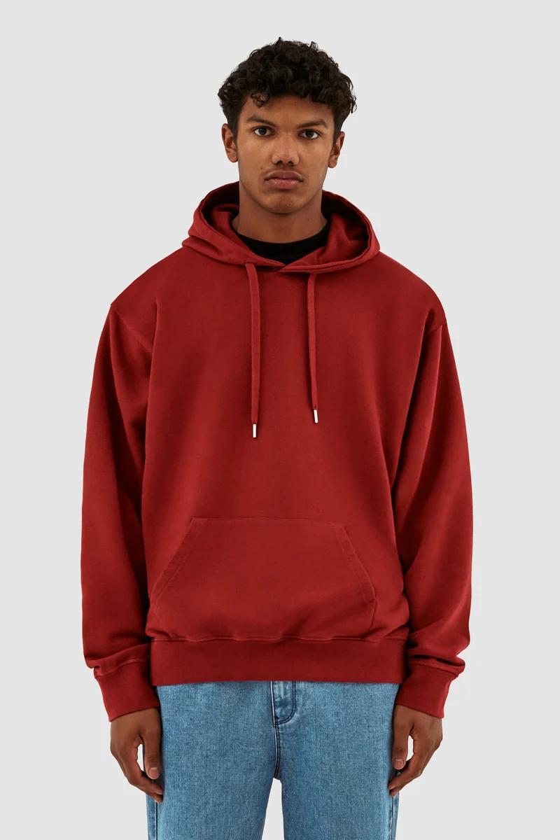 Sweat à capuche Hank Back Hearts - Bordeaux