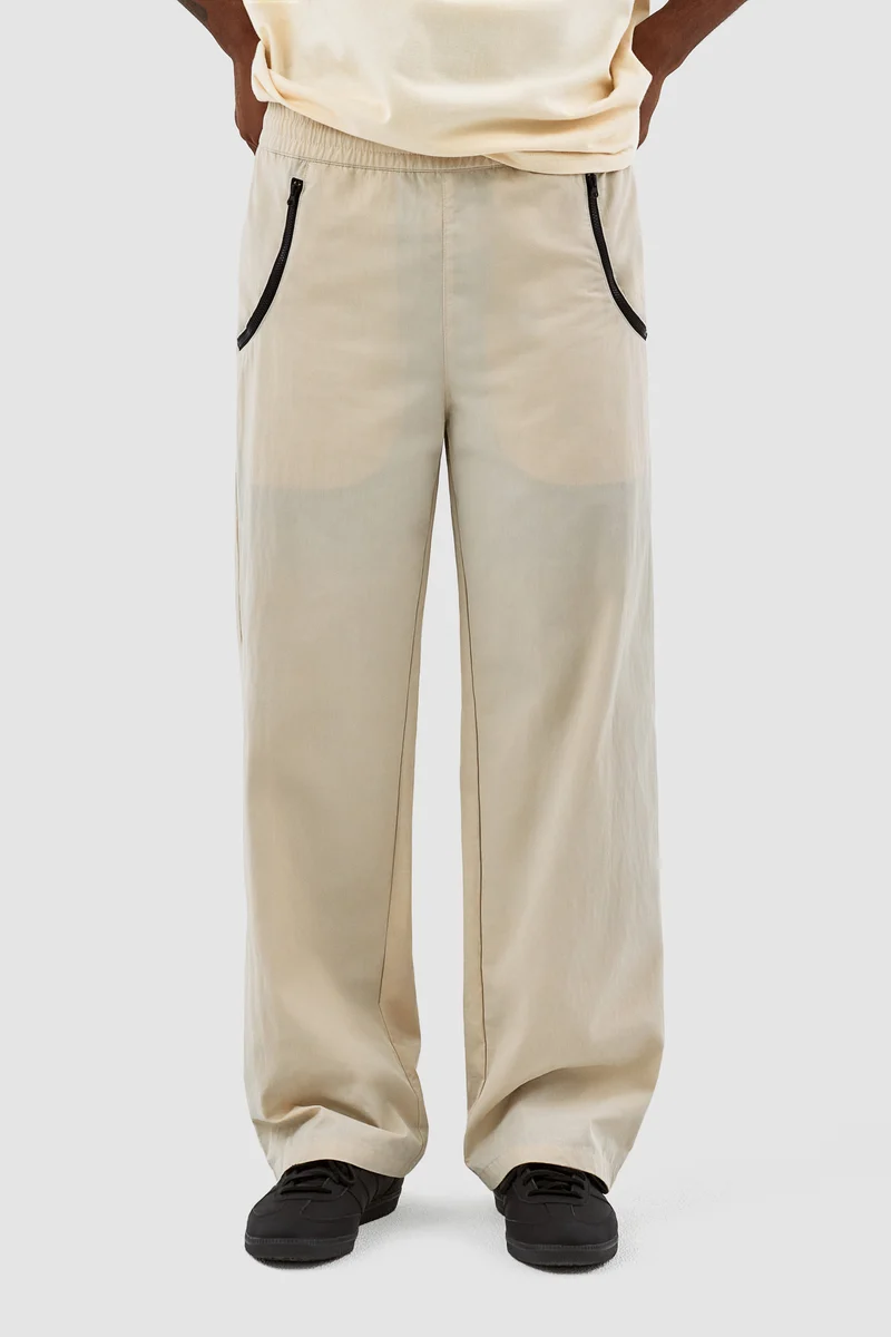 Pantalon à poches Jesse - Crème/Marine