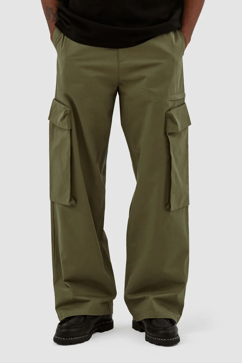 Pantalon à poches Park - Vert foncé