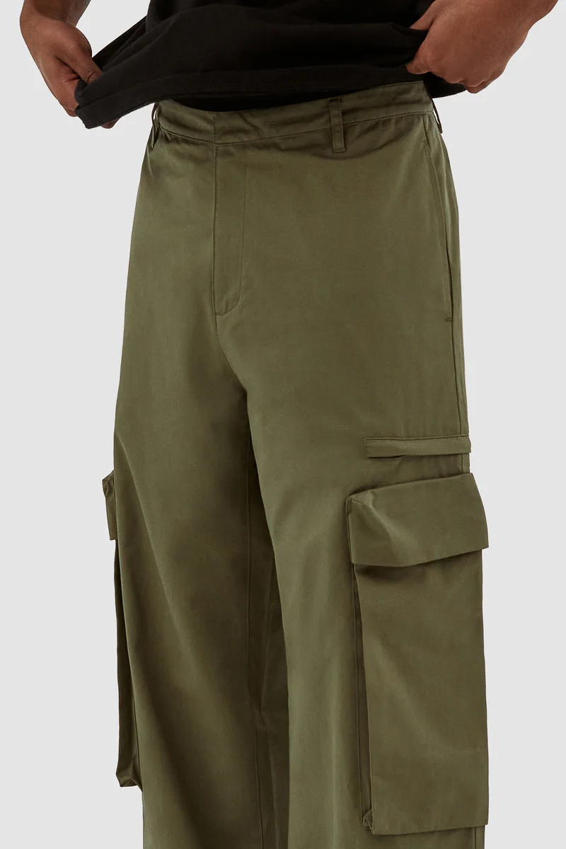 Pantalon à poches Park - Vert foncé