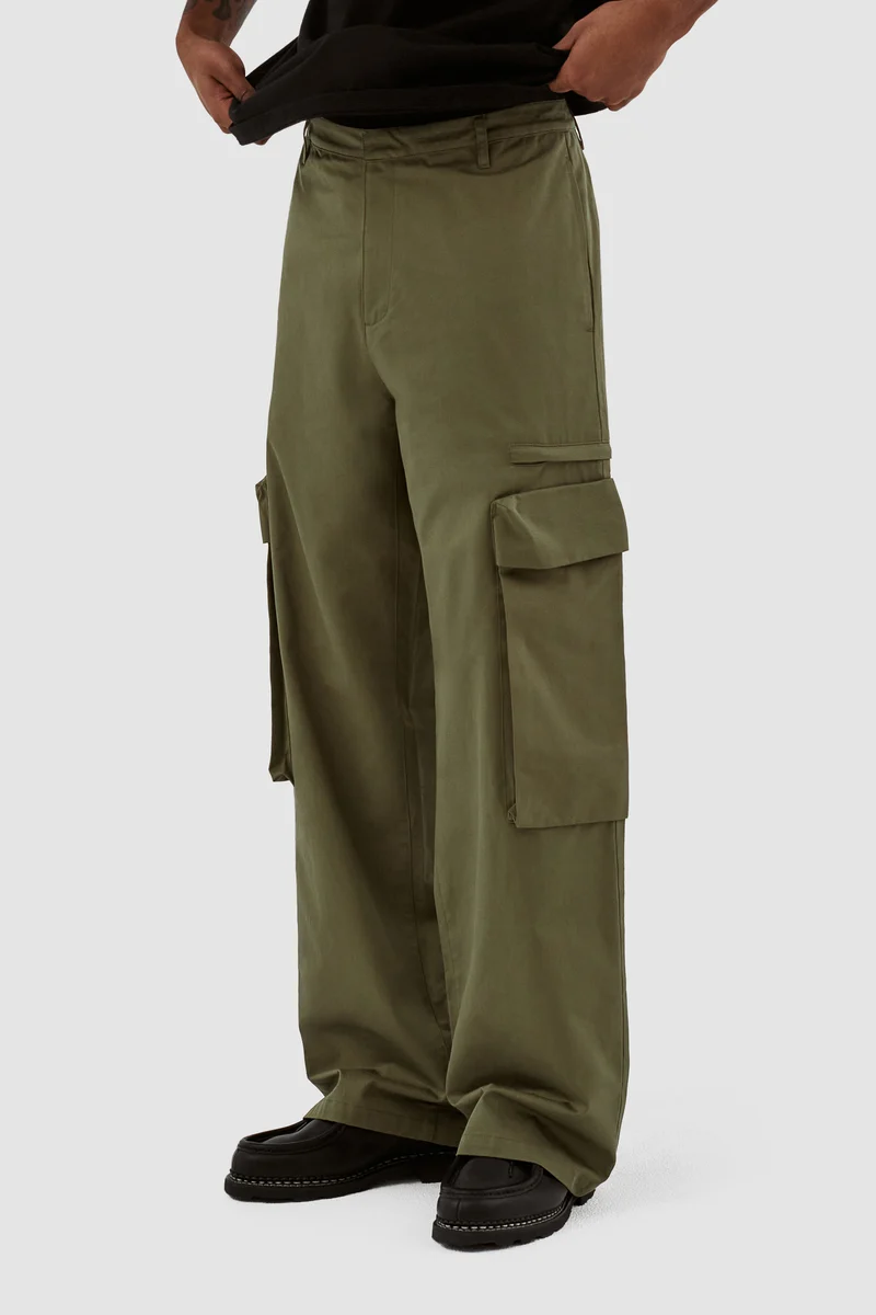 Pantalon à poches Park - Vert foncé