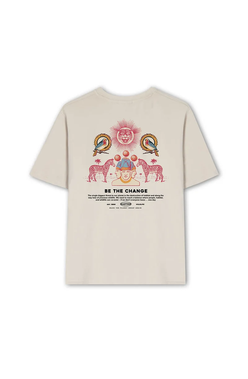 T-shirt Nairobi Light Stone délavé
