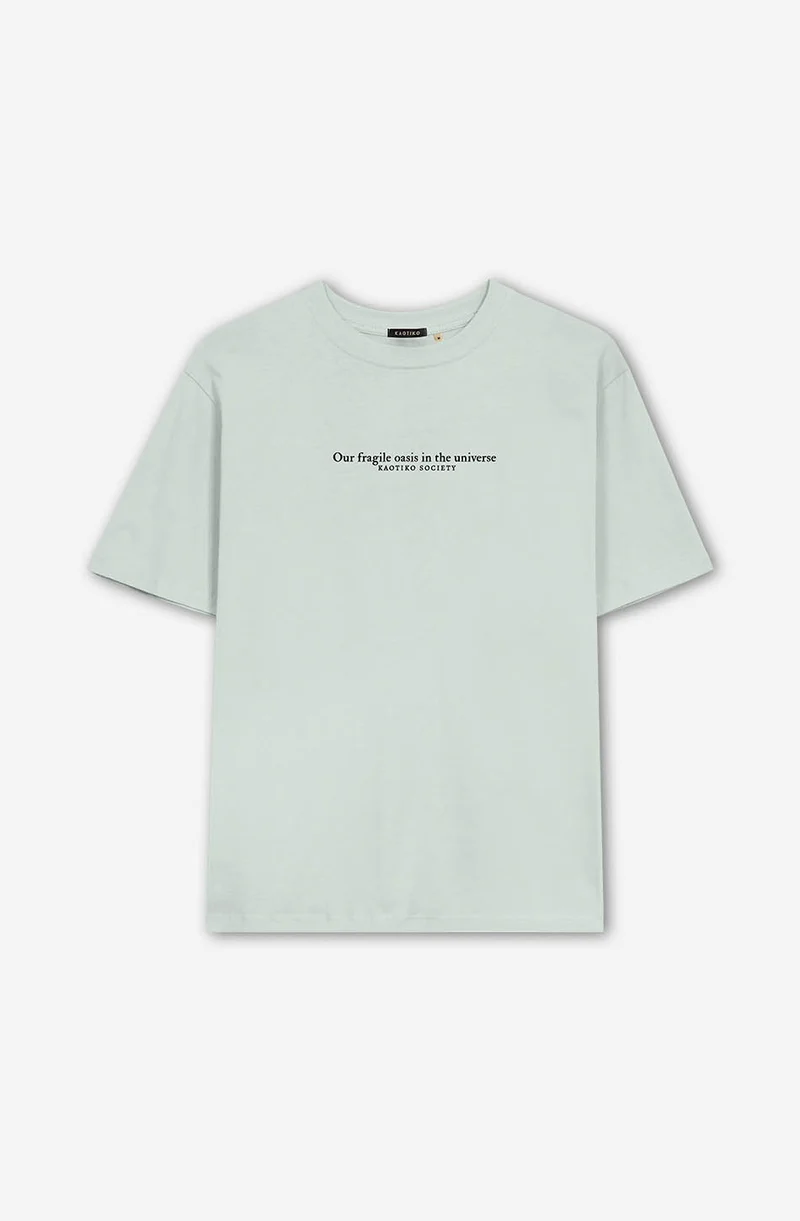 T-shirt Washed Oasis Apple