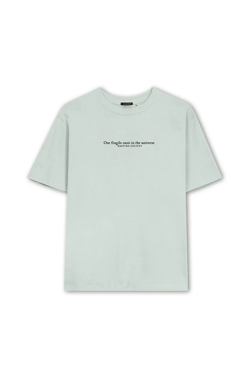 T-shirt Washed Oasis Apple