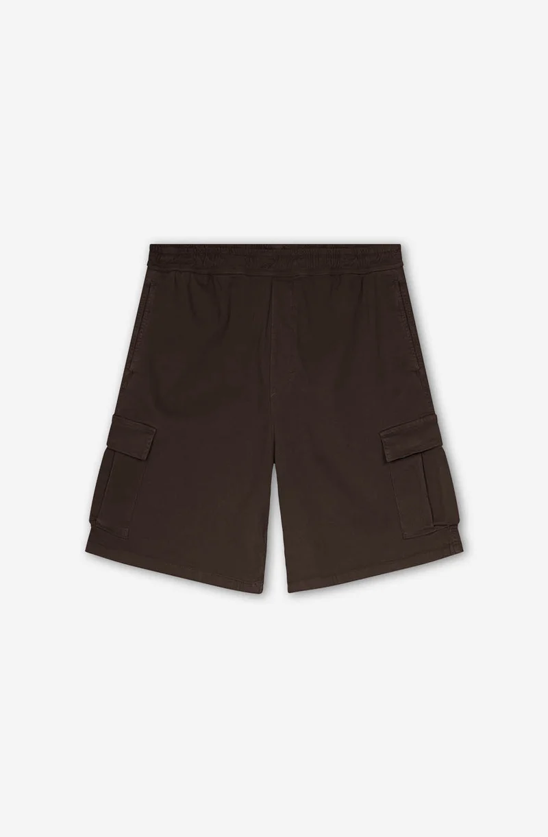 Bermuda Cargo Wide Leg Brown Light