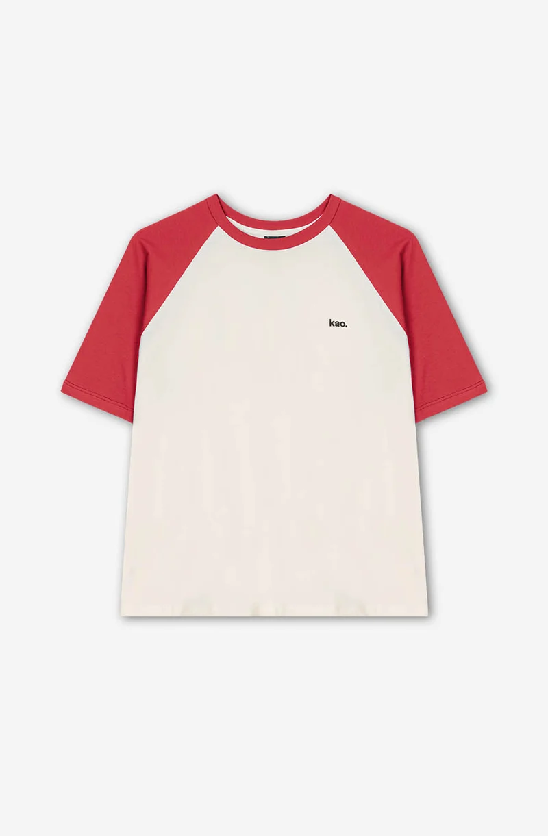 Rang Piero T-Shirt ivoire/rouge