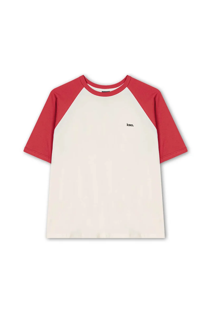 Rang Piero T-Shirt ivoire/rouge