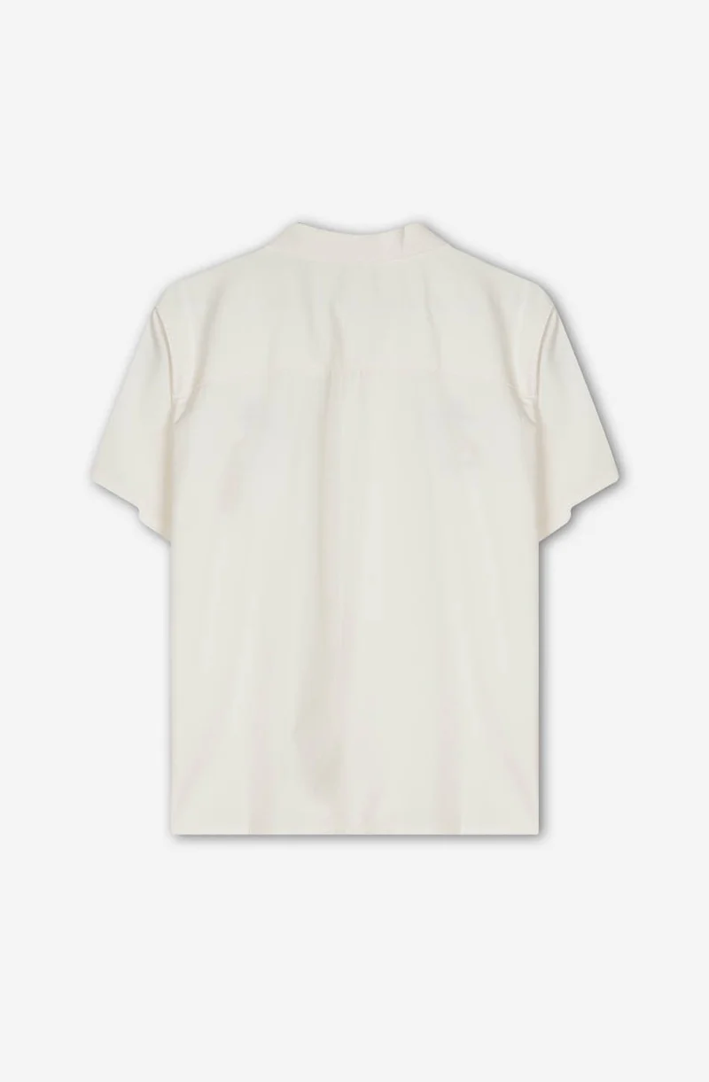 Chemise Palm Safari White