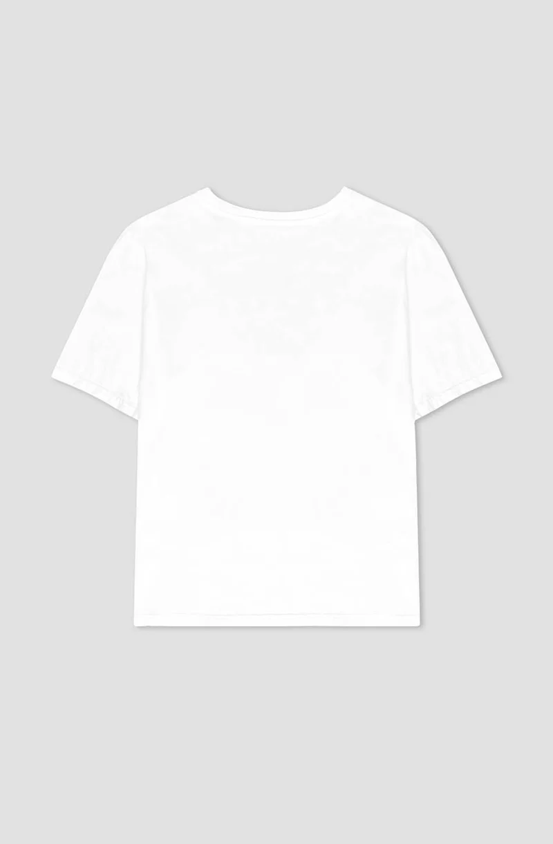 Washed Punk Angel White T-shirt