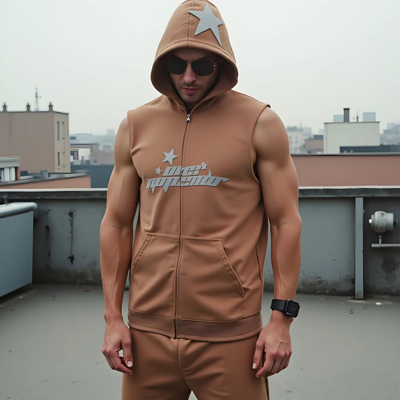 Sweat Sans Manche Homme