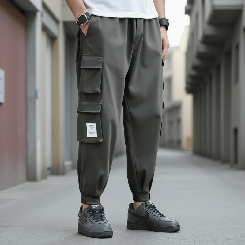 Pants Dark Streetwear